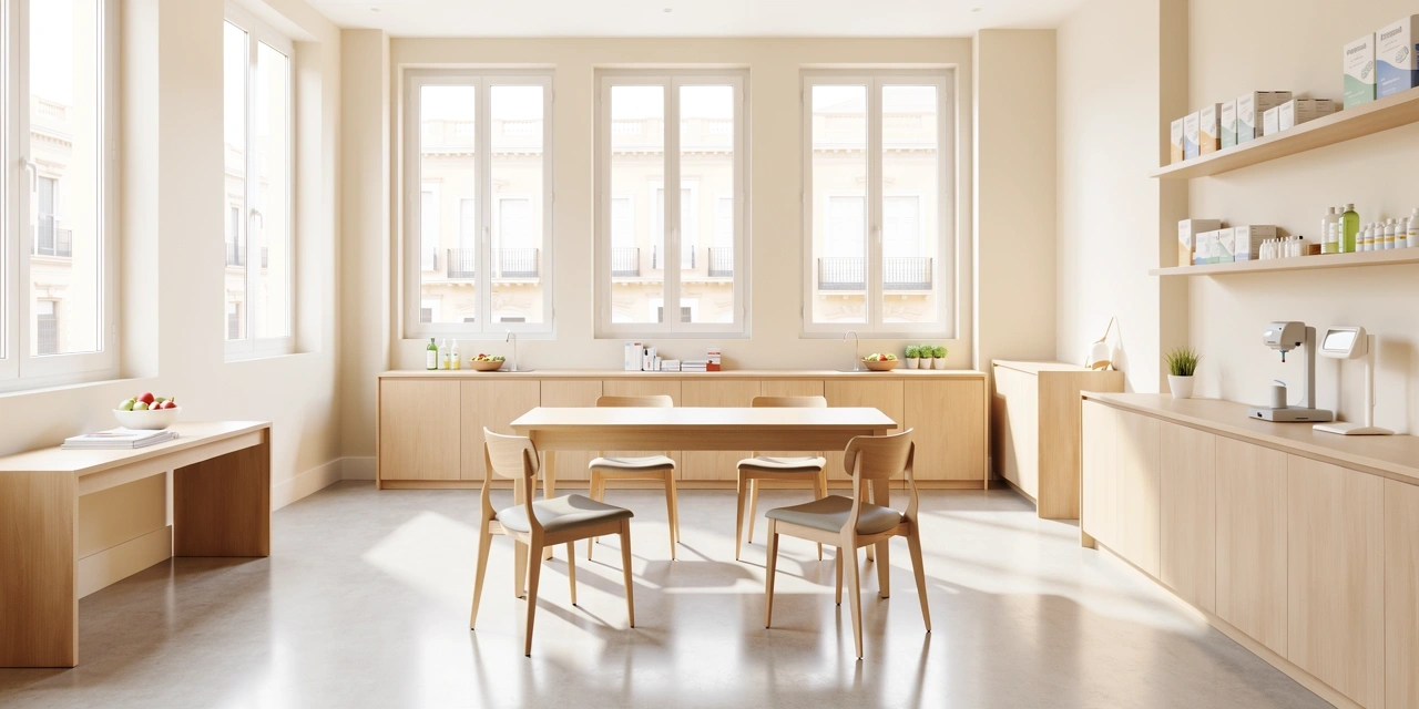 Interior del Centro de Nutrición Sevilla